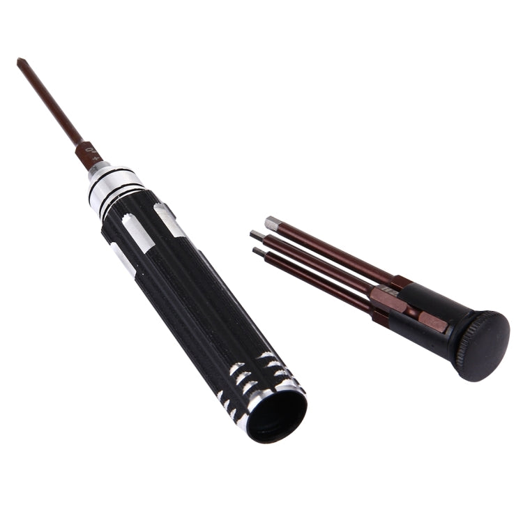 JAKEMY JM-8154 6 in 1 모델 드라이버 세트 65mm S-2 정밀 비트(십자 3.0, 육각 H1.5 & H2.0 & H2.5 & H3.0), JM-8154