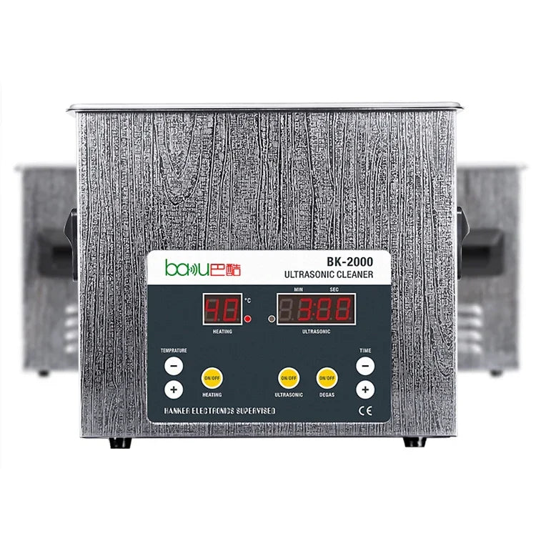 BAKU BK-2000 120W 3.36L LCD 디스플레이 가열 초음파 세척기 바스켓 포함, AC 220V, EU 플러그, BK-2000 120W 3.36L 220V