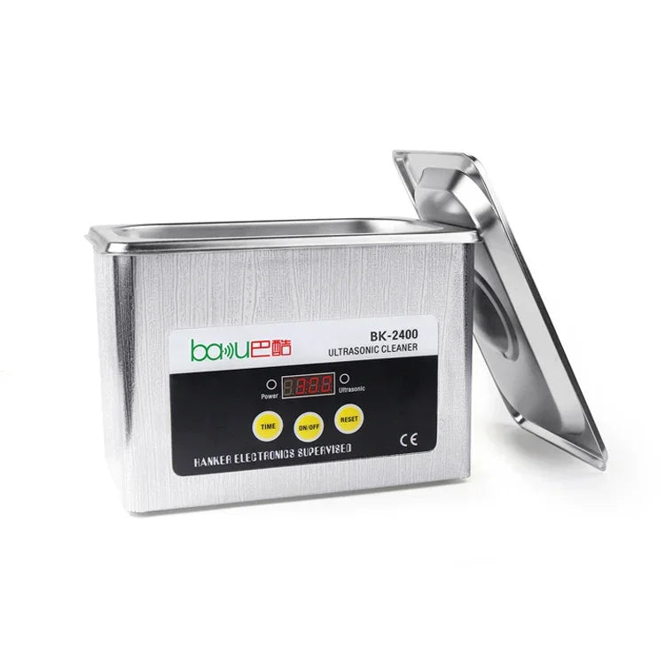 BAKU BK-2400 35W 0.8L LCD 디스플레이 초음파 세척기, AC 220V, BK-2400 35W 0.8L 220V