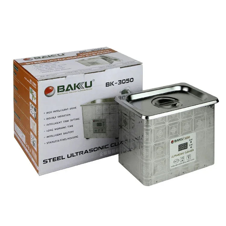 BAKU BK-3050 35W / 50W 조절 가능 0.8L LCD 디스플레이 초음파 세척기, AC 220V, BK-3050 35W / 50W 0.8L 220V