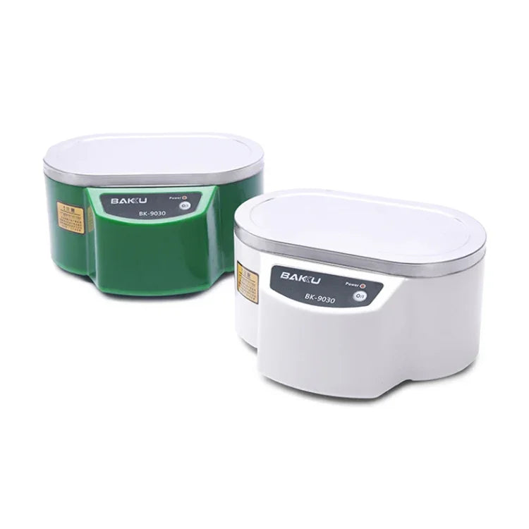 BAKU BK-9030 30W 0.8L LCD 디스플레이 초음파 세척기, AC 220V, EU 플러그, BK-9030 30W 0.8L 220V 그린, BK-9030 30W 0.8L 220V 화이트