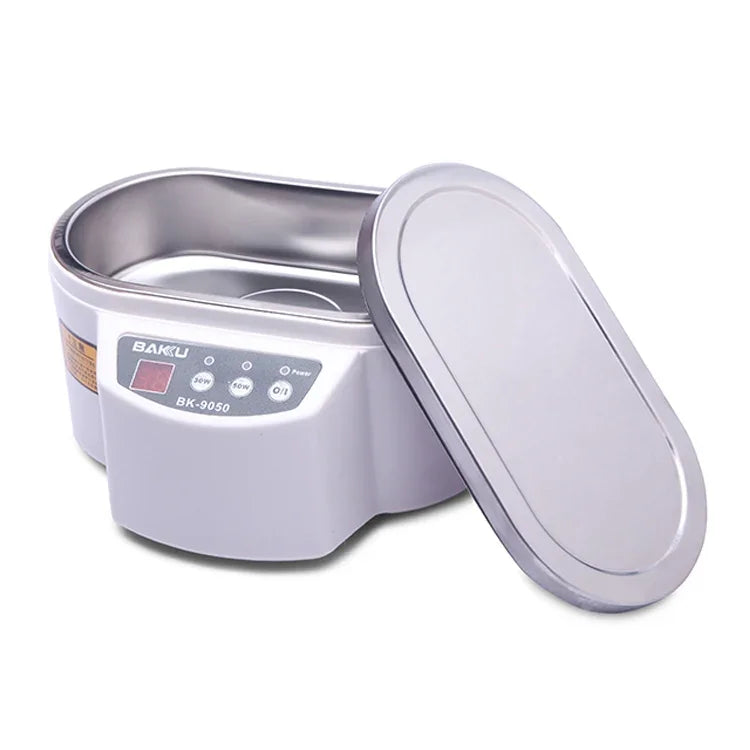 BAKU BK-9050 30W / 50W 조절 가능 0.6L LCD 디스플레이 초음파 세척기, AC 110V, BK-9050 30W / 50W 0.6L 110V 그린, BK-9050 30W / 50W 0.6L 110V 화이트