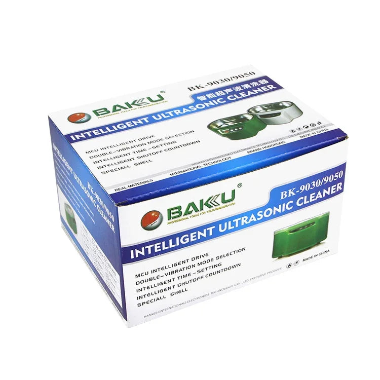 BAKU BK-9050 30W / 50W 조절 가능 0.6L LCD 디스플레이 초음파 세척기, AC 220V, BK-9050 30W / 50W 0.6L 220V 그린, BK-9050 30W / 50W 0.6L 220V 화이트
