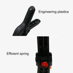 5개 목공 사진 스튜디오 촬영 배경 나일론 클립 지지 스프링 클램프, 길이: 90mm, 길이: 90mm