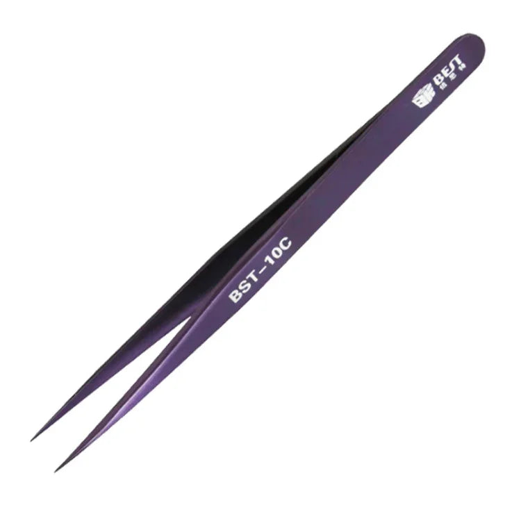 BEST BST-10C 초미세 팁 컬러 눈썹 핀셋, BST-10C