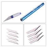 WLXY-9307B Metal Carving Knife Professional Mobile Phone Repair Tool with 8 Blades, WLXY-9307B