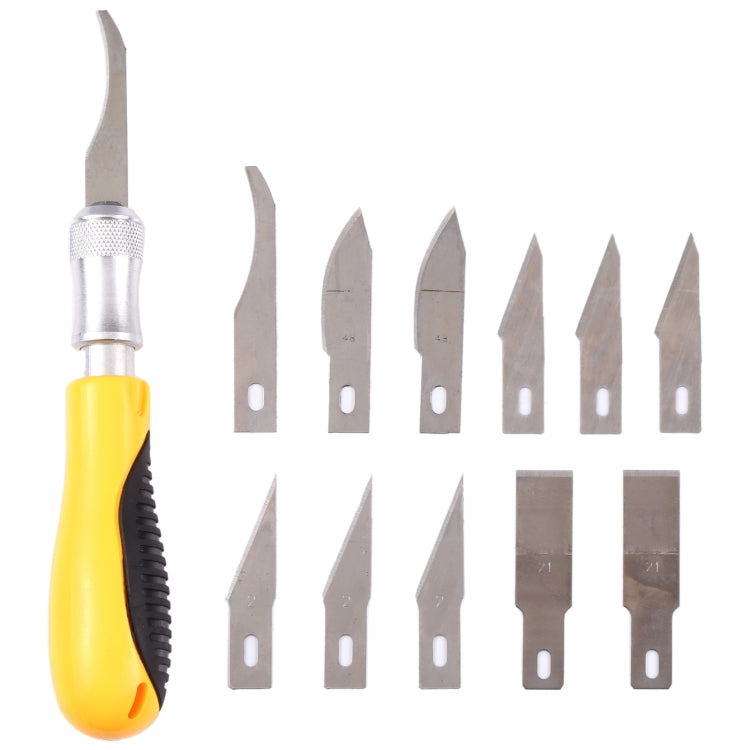 WLXY WL-9305 고급 조각 칼 키트, 칼 길이: 15.5cm, WL-9305