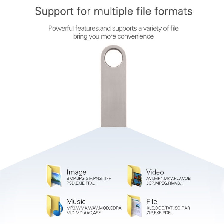 4GB 메탈 USB 2.0 플래시 디스크, 4GB