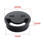 60mm 데스크탑 아울렛 USB 케이블 와이어 홀 커버 원형 와인더 홀더, 60mm