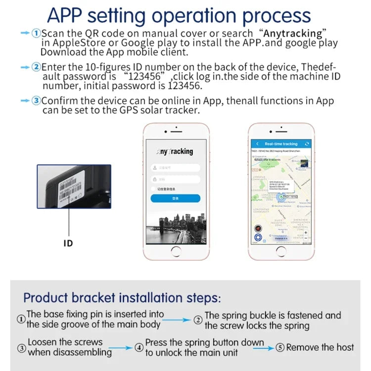 RF-V34 양 소 가축 IP67 방수 태양광 GSM GPS WiFi 추적기, 고정 바닥판 없이, 음성 모니터링 및 분리 방지 알람 & SOS 지원, GPS WiFi 추적