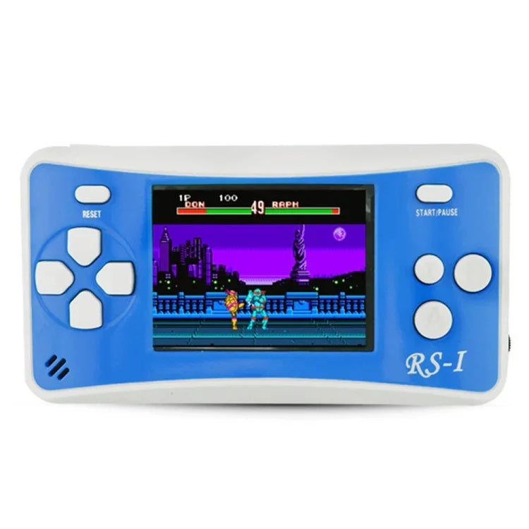 RS-1 레트로 휴대용 핸드헬드 게임 콘솔, 2.5인치 8비트 트루 컬러 LCD, 내장 152종 게임