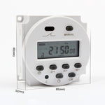 CN101A DC12V Microcomputer Time Switch Digital LCD Power Timer, DC12V