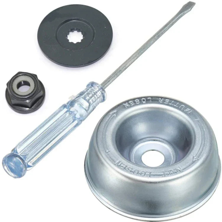 4 in 1 스트리머 금속 칼날 고정 키트 Stihl FS120 130 130R FS120 130 130R 200 250 55용, 스트리머 금속 칼날 고정 키트