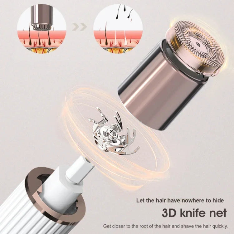 YJK098 다기능 휴대용 전기 눈썹 트리머, YJK098(블랙), YJK098(퍼플)