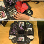 창의적인 DIY 수제 사진 앨범 기념 책 서프라이즈 폭발 선물 상자, 완성 + PVC 버전, 수제 사진 앨범