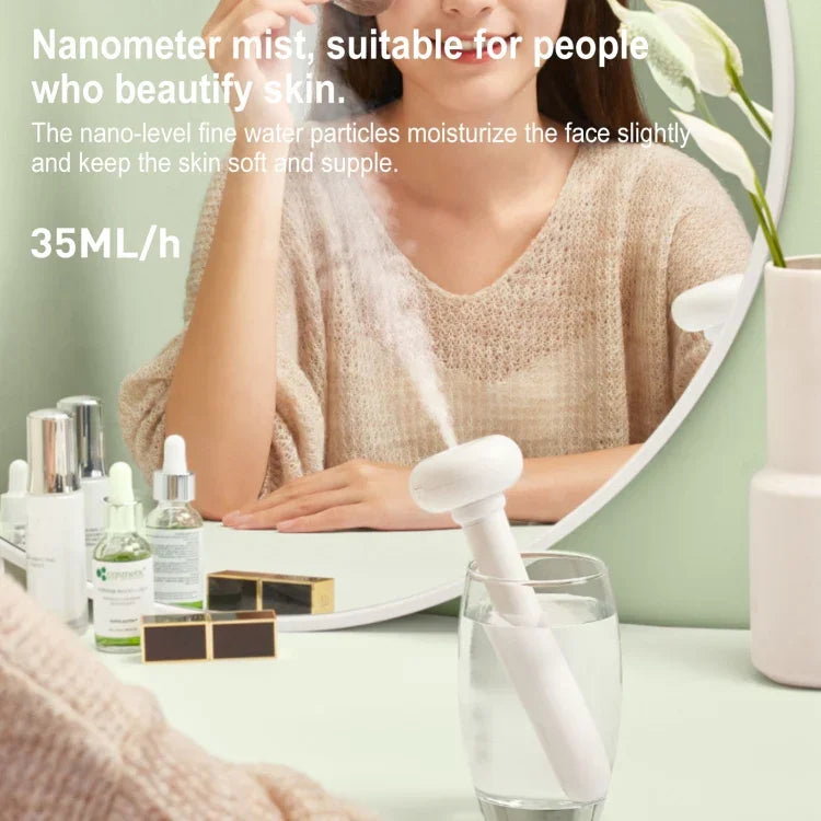 오리지널 샤오미 JISULIFE 휴대용 데스크탑 USB 미니 무소음 도넛 가습기, 업그레이드 버전, USB 도넛 가습기
