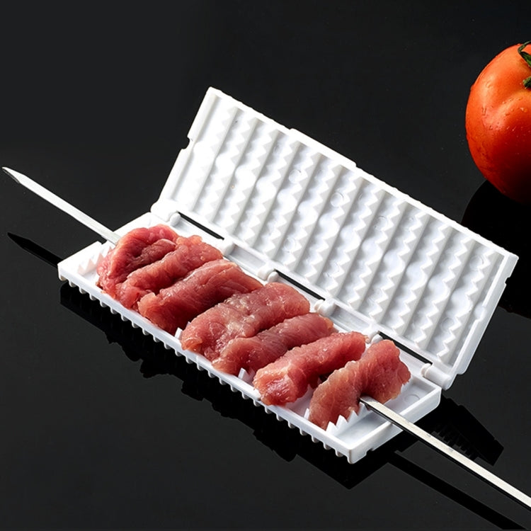 기능성 바비큐용 끈 기계 도구 고기 야채 케밥 꼬치, 야채 케밥 꼬치