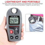 MT-30 LCD 휴대용 디지털 조도계 공장 / 학교 / 가정용 다양한 장소, 측정 범위: 0.1-200,000 럭스, MT-30