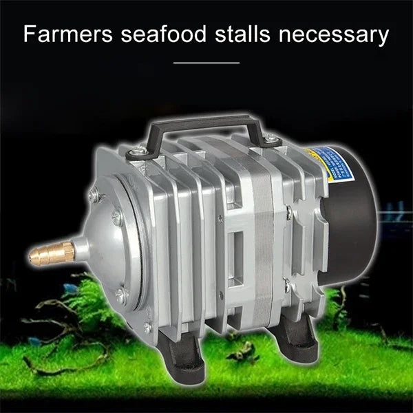 ACO-004 58W 75L/분 전자기 공기 펌프 컴프레서 해산물 어항 산소 공급기, US 플러그, ACO-004