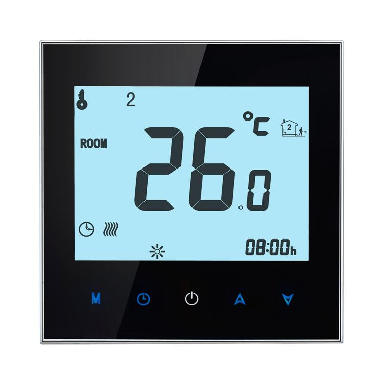 BHT-1000-GA-WIFI 3A 부하 수중 가열형 터치 LCD 디지털 WiFi 난방 실내 온도 조절기, 시계/온도/기간/시간/주/난방 등 표시, BHT-1000 3A (블랙), BHT-1000 3A (화이트)