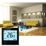 BHT-1000-GA-WIFI 3A 부하 수중 가열형 터치 LCD 디지털 WiFi 난방 실내 온도 조절기, 시계/온도/기간/시간/주/난방 등 표시, BHT-1000 3A (블랙), BHT-1000 3A (화이트)
