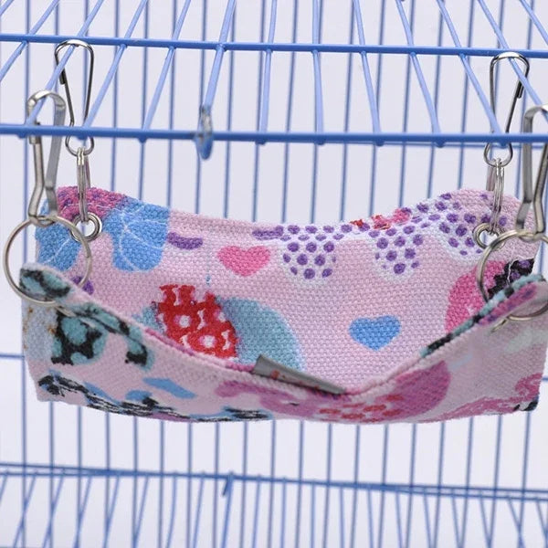 반려동물 캔버스 해먹 따뜻하고 좋은 고양이 해먹 햄스터 매트 둥지 반려동물 침대, 중형, 사이즈:33*30cm, 무작위 색상 배송, 사이즈:33*30cm