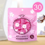 60개 캔디 스타일 휴대용 일회용 여행용 면 타월, 크기: 22*20cm, 60개