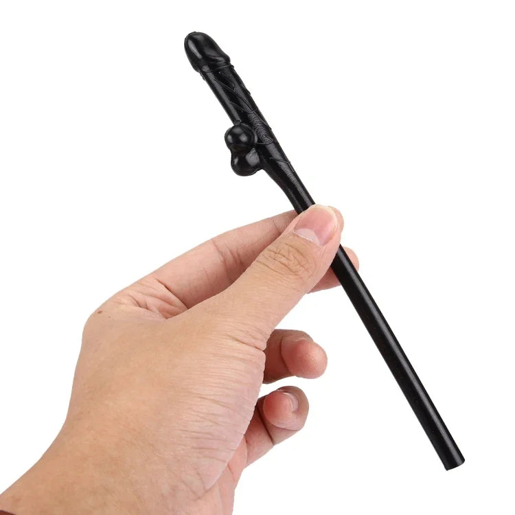 10개입 디키 빨대, 길이: 약 19cm, 디키 빨대(블랙)
