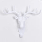 Creative Three-dimensional Multifunctional Deer Head Animal Decorative Hook Coat Hook Retro Clothes Hanging Creative Home Crafts, Random Style Delivery, Coat Hook