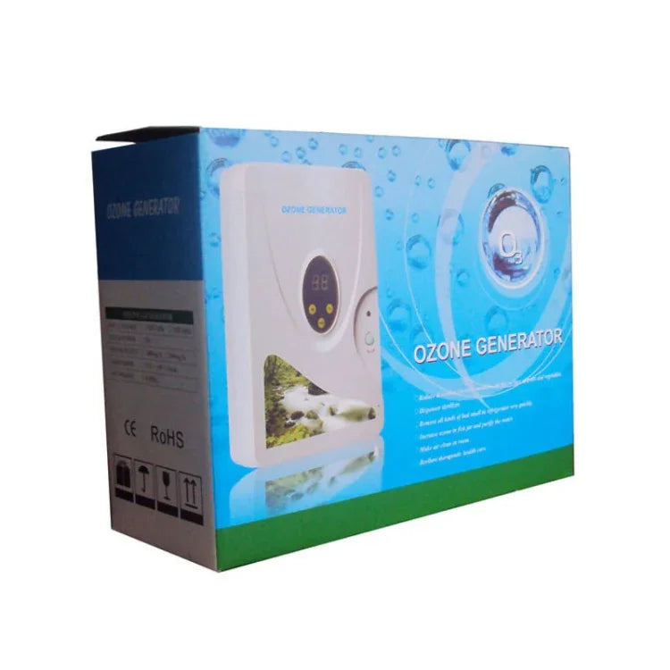 600MG 오존 발생기 클리너 살균기 야채 및 과일용, 미국 플러그, 유럽 플러그