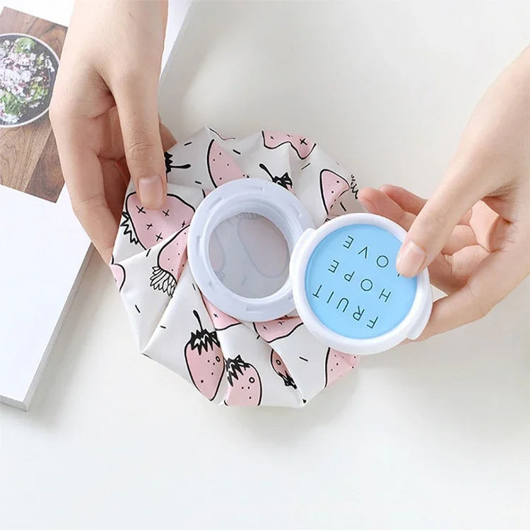 만화 운동 부상용 얼음 주머니 온냉 치료 팩, 랜덤 색상 배송