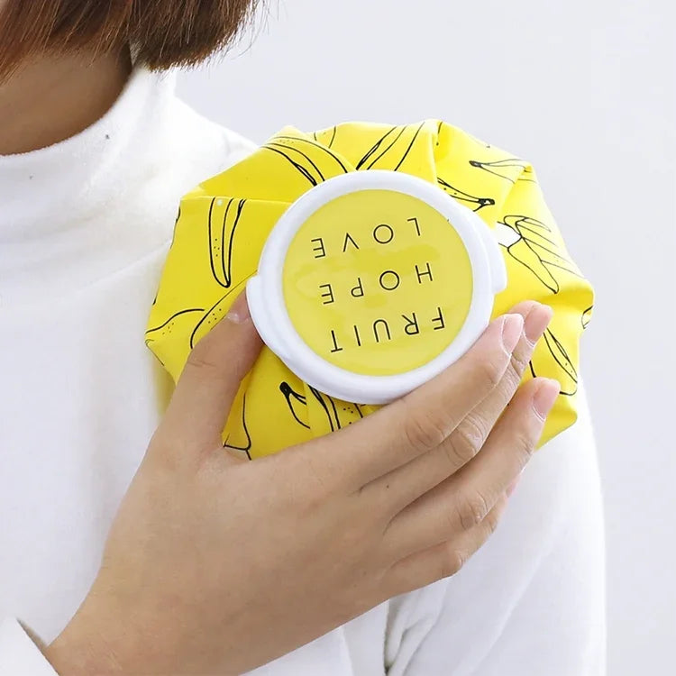 만화 운동 부상용 얼음 주머니 온냉 치료 팩, 랜덤 색상 배송