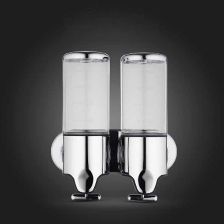 이중 호텔 샤워 수동 디스펜서 벽걸이 세제 샴푸 비누 병, 용량: 1000ml, 1000ml/실버, 1000ml/블랙, 1000ml/골드, 1000ml/투명, 1000ml/화이트, 1000ml/다크 레드