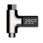 BD-LS-01 아기 샤워 360도 회전 LED 디스플레이 수동 수온계, 1세대