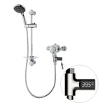 BD-LS-01 아기 샤워 360도 회전 LED 디스플레이 수동 수온계, 1세대