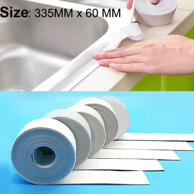 PE 주방 및 욕실 방수 및 곰팡이 방지 테이프 크기: 60mm x 3.35m, 곰팡이 방지 테이프
