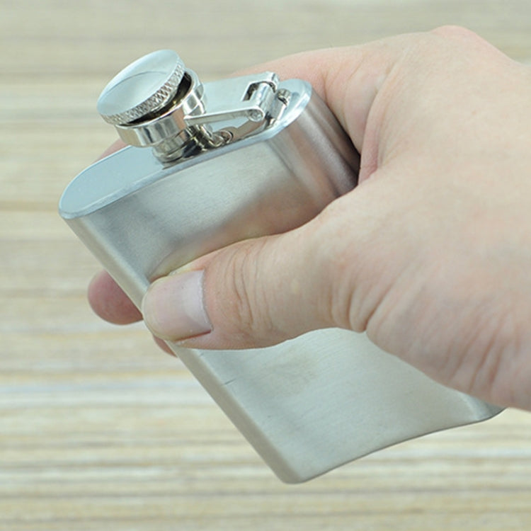 100ml(3.5oz) 포켓 플라곤 야외 스포츠 평평한 주류 플라스크 캠핑 초경량 휴대용 내마모 와인 포트(은색), 100ml(3.5oz)