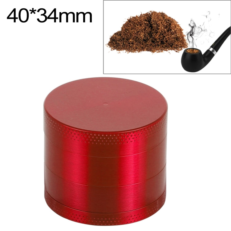 미니 4층 40mm 아연 합금 허브 담배 그라인더