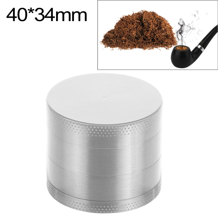 미니 4층 40mm 아연 합금 허브 담배 그라인더