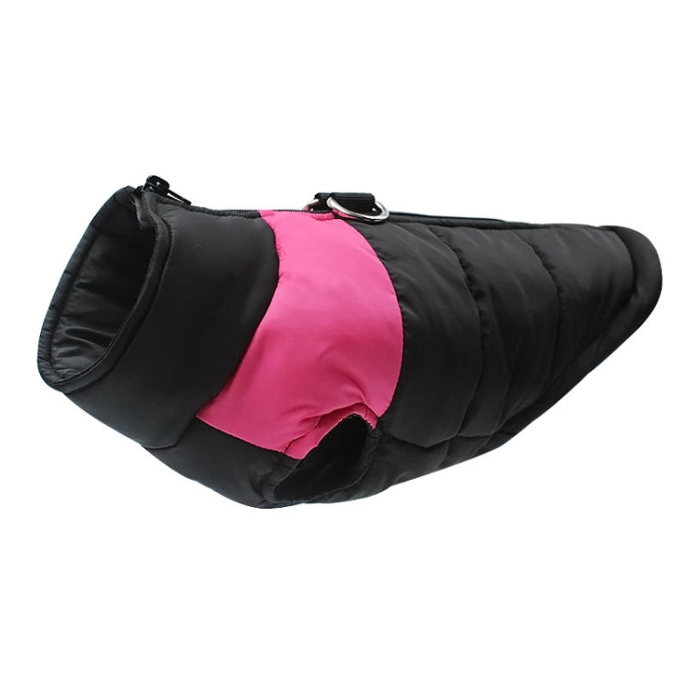 반려견 면 조끼 스키복, 크기: 5XL, 가슴둘레: 68cm, 등 길이: 60cm, 크기: 5XL