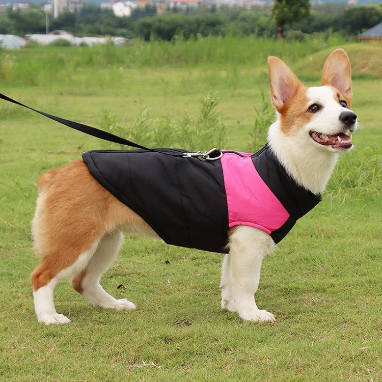 반려견 면 조끼 스키복, 크기: 5XL, 가슴둘레: 68cm, 등 길이: 60cm, 크기: 5XL