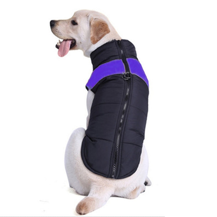 반려견 면 조끼 스키복, 크기: 5XL, 가슴둘레: 68cm, 등 길이: 60cm, 크기: 5XL