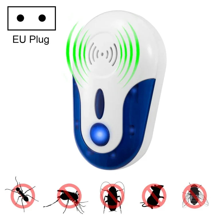 4W 전자 초음파 모기 쥐 쥐벌레 해충 퇴치기, AC 90-250V, EU 109 플러그, UK 109 플러그
