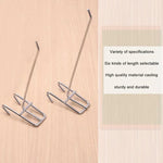 10pcs 3.5mm Supermarket Iron Grid Shelf Hook, Length: 5cm, 3.5mm 5cm