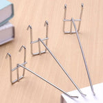10개 3.5mm 슈퍼마켓 철제 격자 선반 후크, 길이: 10cm, 3.5mm 10cm