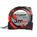 Aoben 줄자 측정 테이프 휴대용 풀 줄자 미니 줄자, 길이: 3m 너비: 19mm, 길이: 3m 너비: 19mm