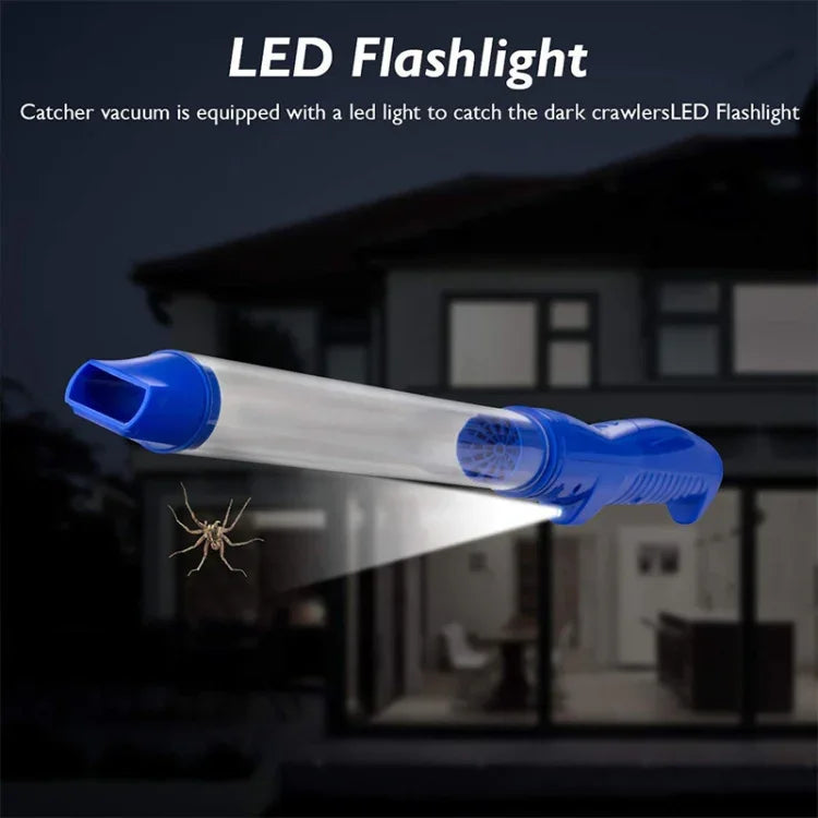SK818 USB 충전 곤충 벌레 흡입 덫 전기 해충 거미 포획기 LED 라이트 포함, SK818 블루