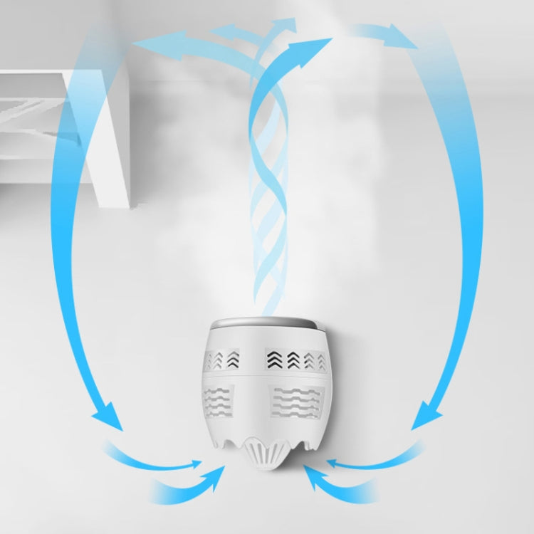 휴대용 조절식 미니 USB 충전 공기 대류 순환 데스크탑 전기 팬 공기 냉각기, 2단 속도 조절 지원