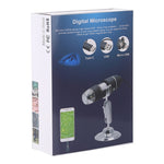 1600X 확대경 HD 이미지 센서 3 in 1 USB 디지털 현미경 8 LED 및 전문 스탠드 포함