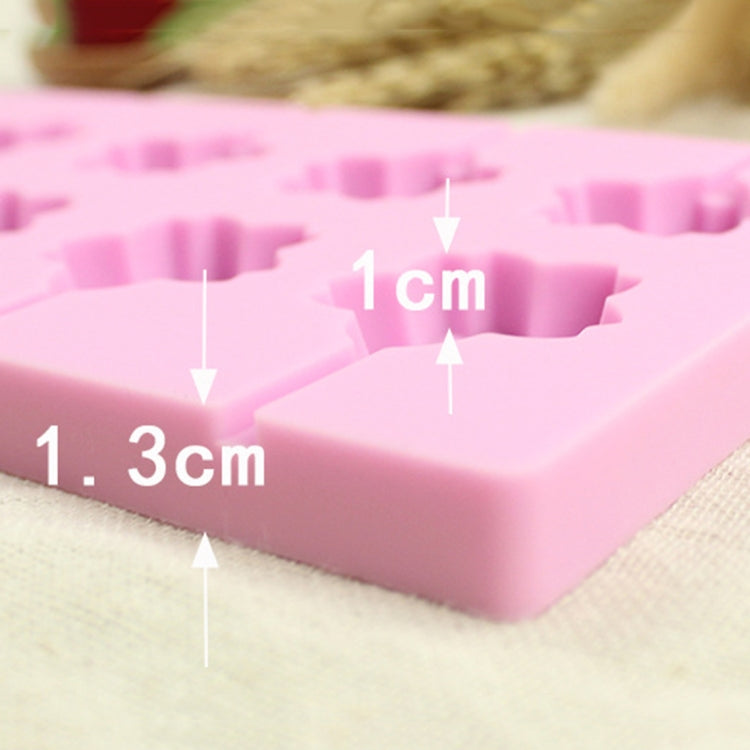 12구 DIY 실리콘 초콜릿 몰드(롤리팝 모양), 소 모양, 롤리팝 모양